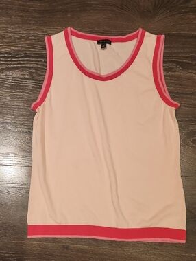 ❤️ TALBOTS KNIT SLEEVELESS SWEATER TOP, PINK, SMALL